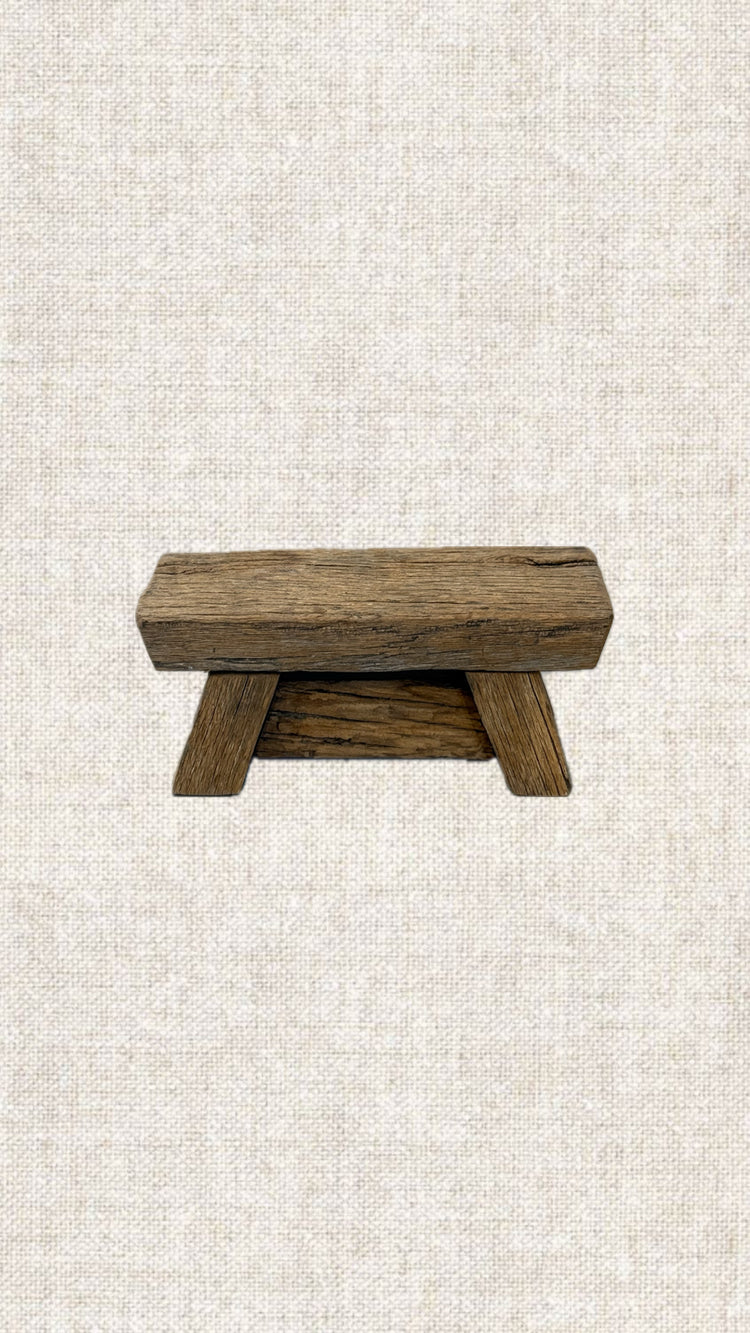 Rustic Wood Stool T2-307