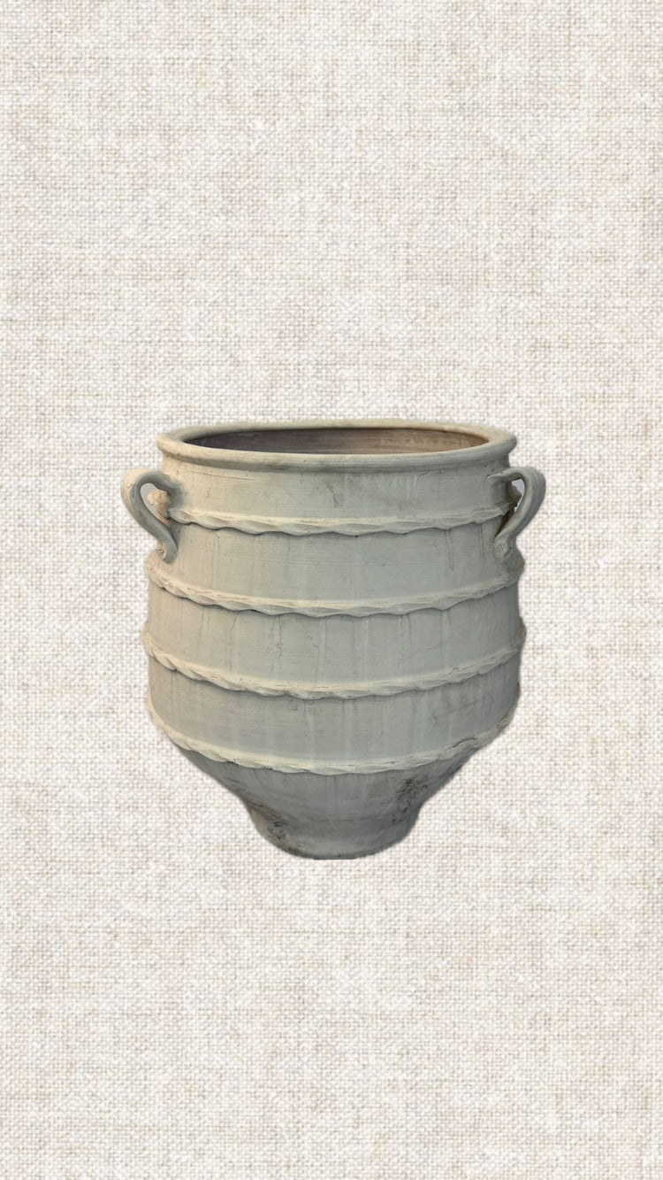 Three Handles Rustic Ring Pot T2-191