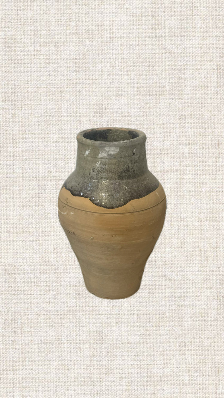 Armless green Glazed Vessel T3-14