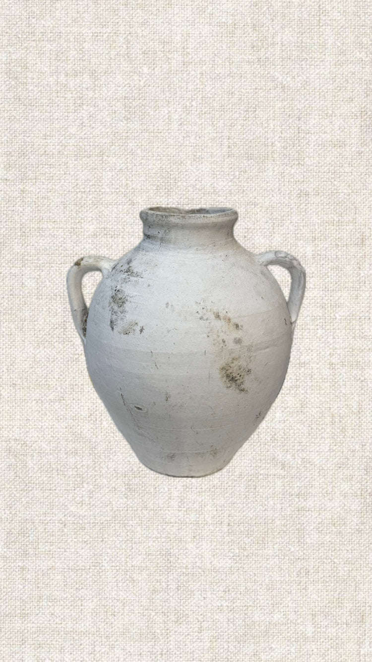 Two Handles Whitewashed vessel T2-32