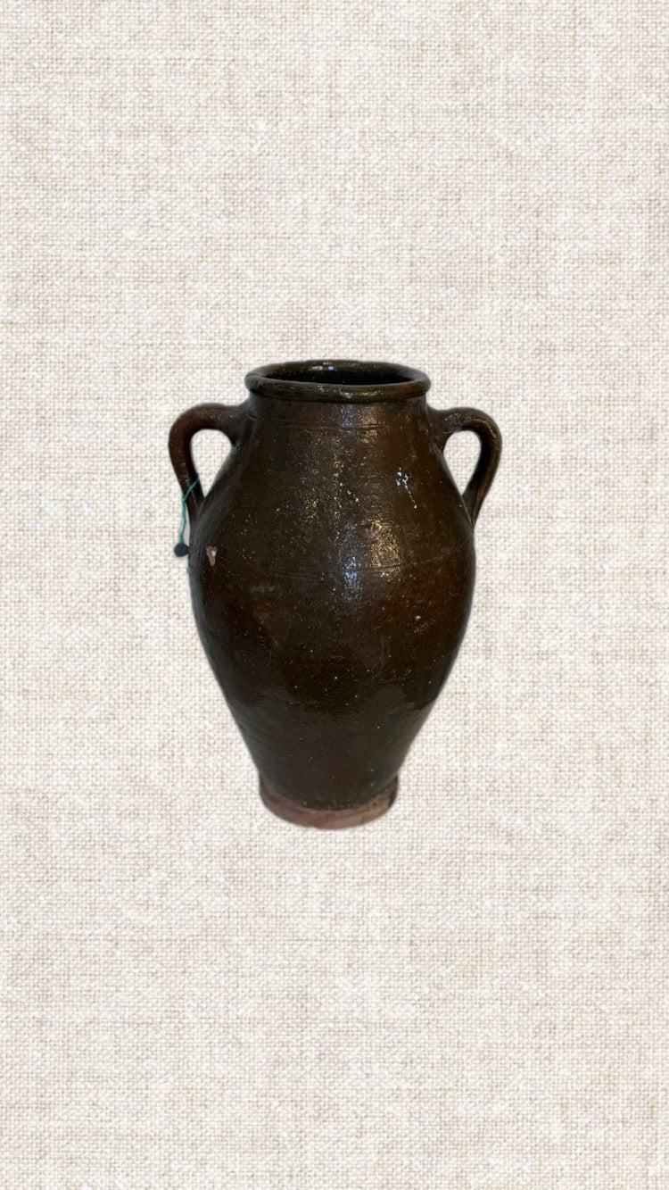 Olive Glazed Pot T2-4
