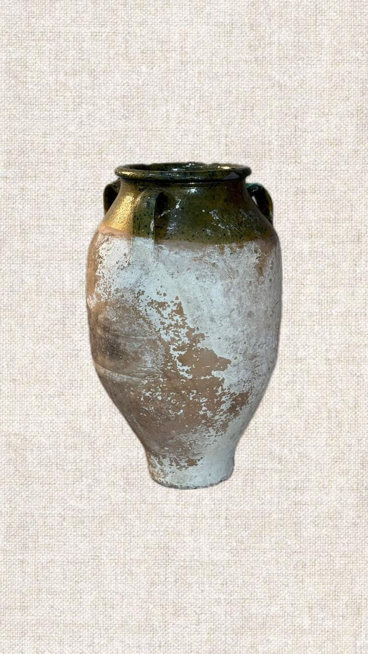 Three Arms Olive Glazed Vessel T2-177