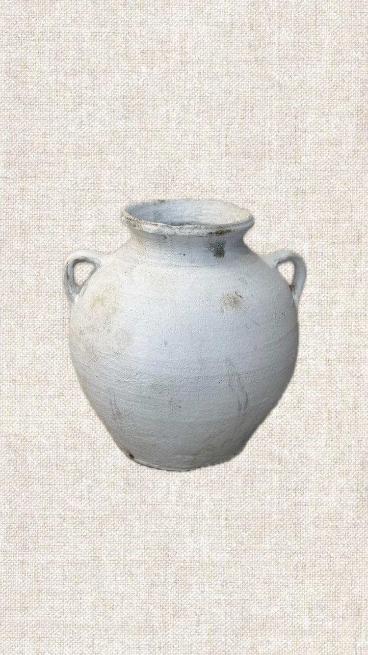 Whitewashed Cottage Style Pot T2-273