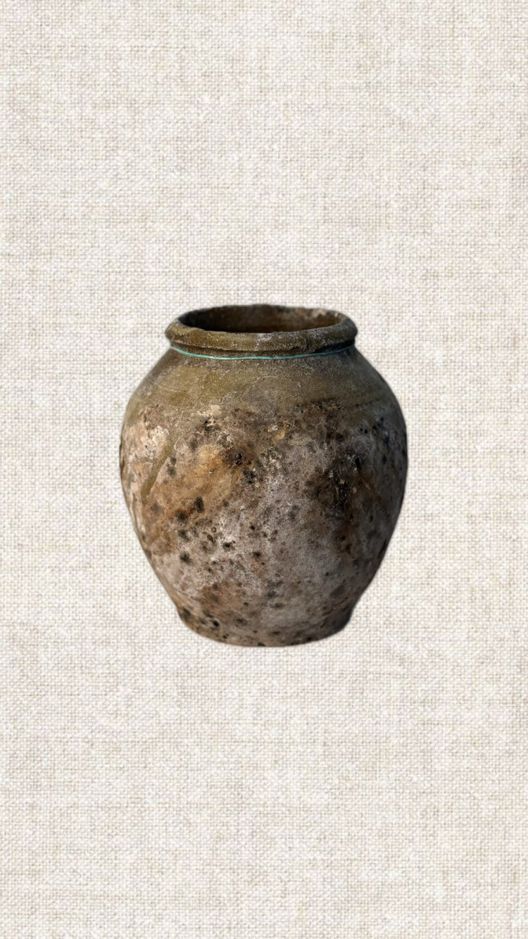 One of a Kind Glazed Urn T2- 96