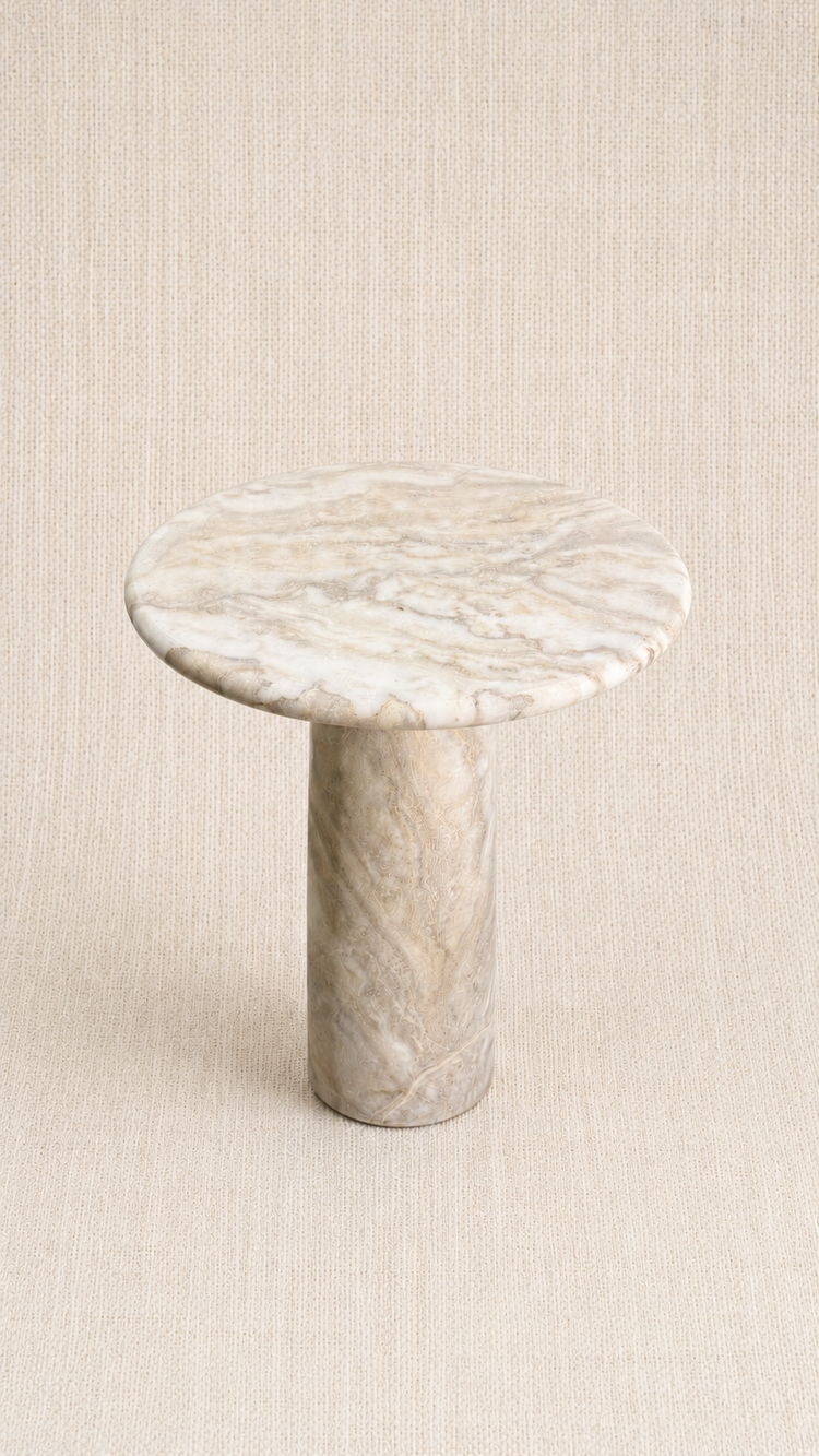 Tessa Onyx Side Table
