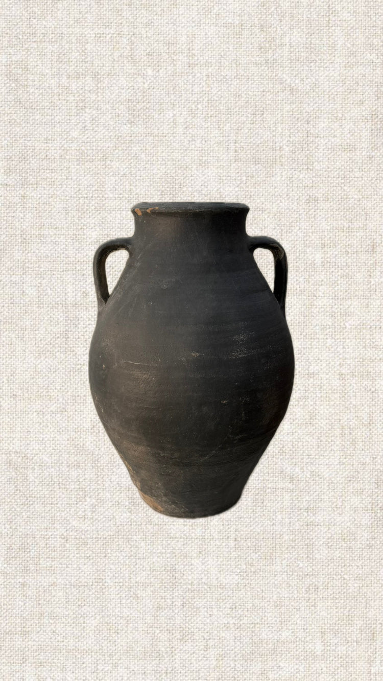 Black Distressed Vessel T2-145