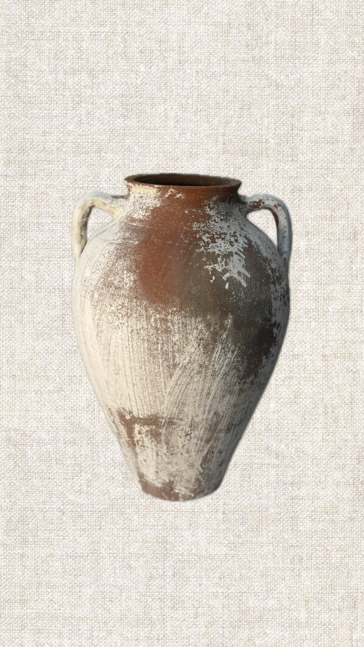 Whitewashed Aegean Pot T2-156