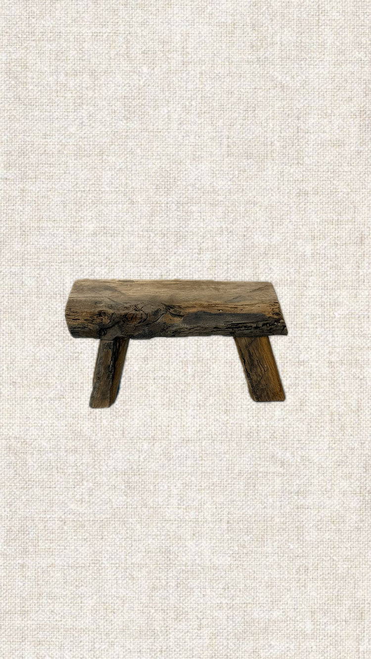 Rustic Wood Stool T2-306
