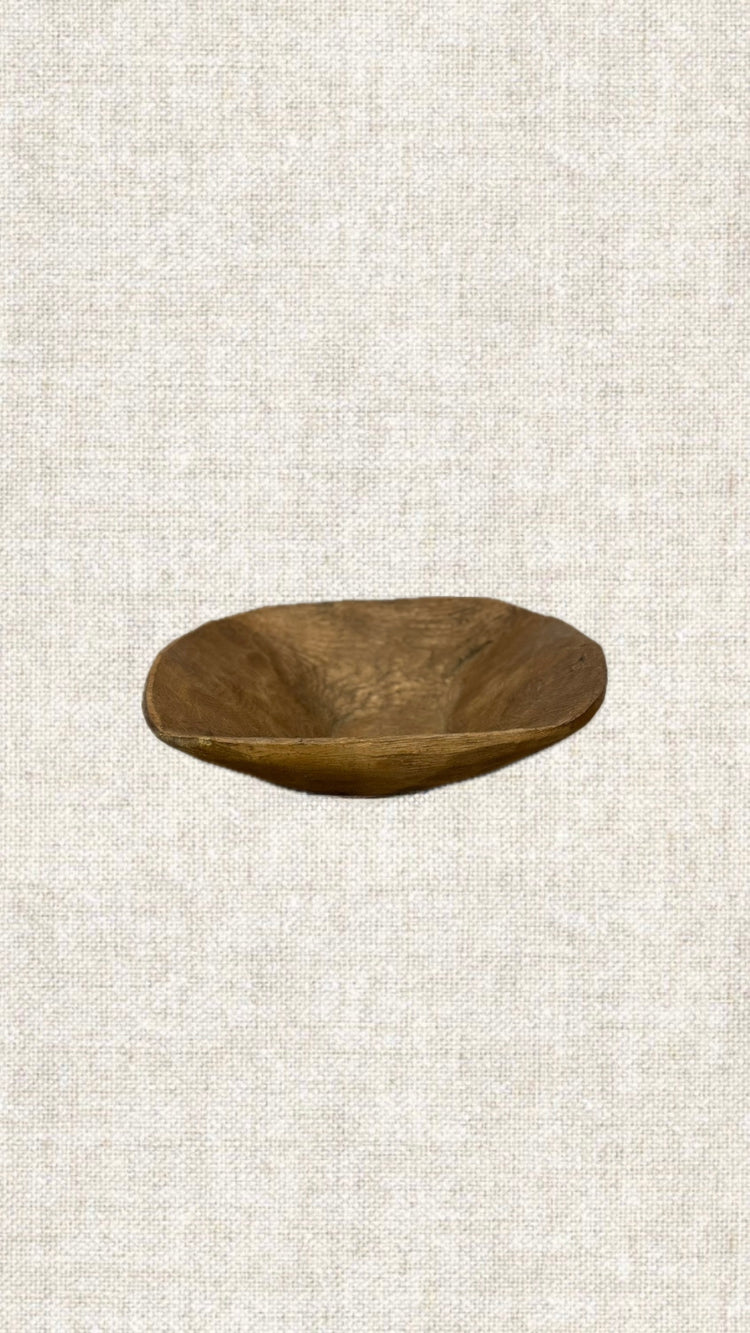 Wooden Dough Bowl T2-291