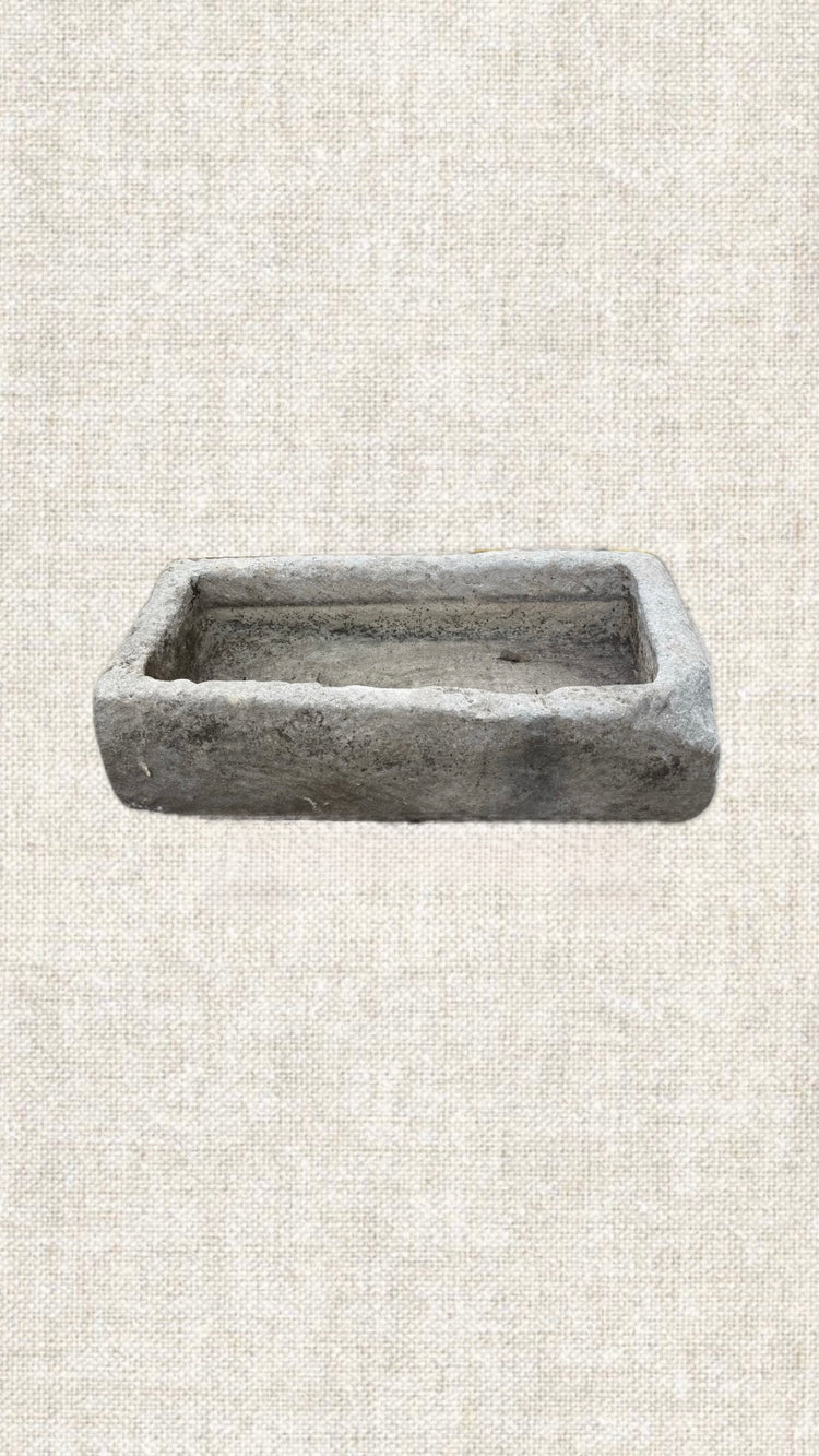 Rectangular Limestone Trough 005-045