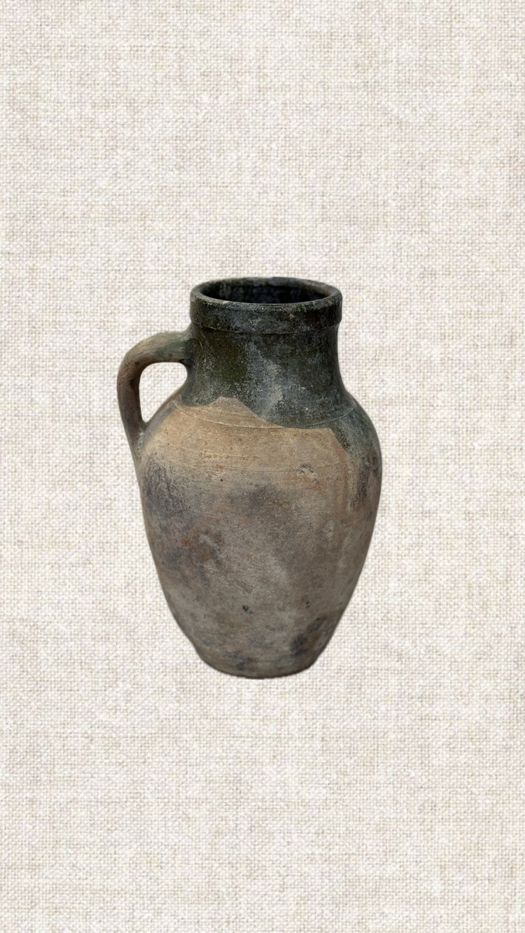 One Handle Rustic Glazed Pot T2-45