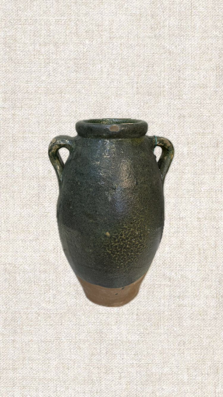 Old Glazed Olive Pot T2-23