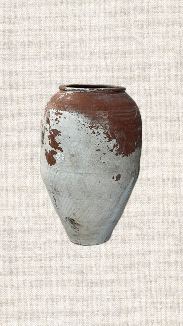 Whitewashed Aegean Pot T2-183