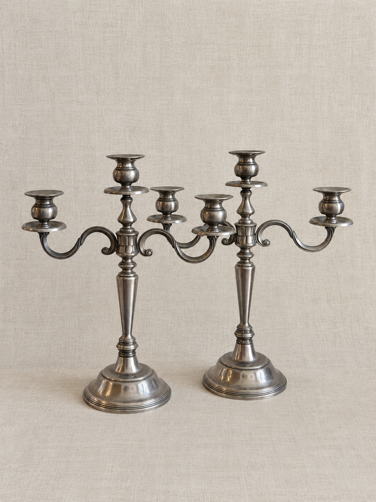 Flicker & Flame Candleholders (Silver-plated) -LB4-21