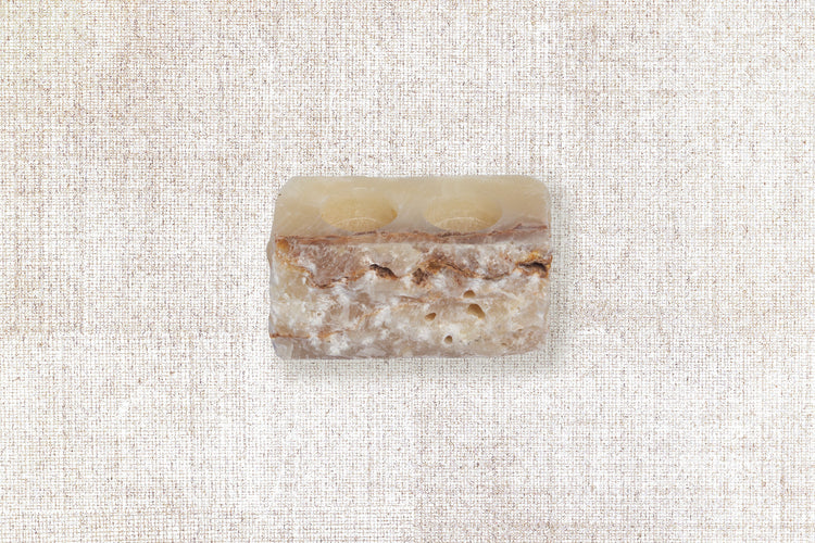 Brut Onyx Candle Holder 6