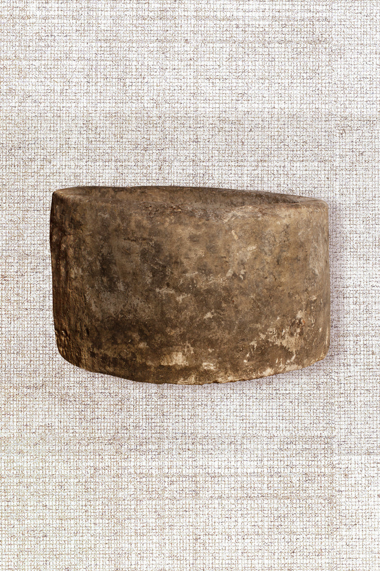 Round Limestone Trough-Planter 1013