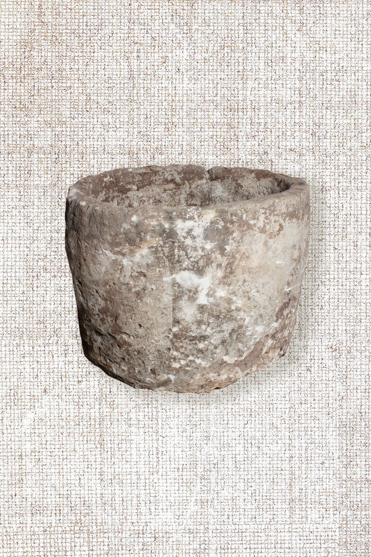 Round Limestone Trough-Planter 1014