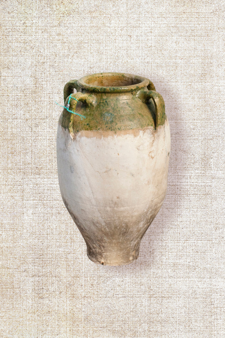 Olive pot - Glazed  ( 4 handles) 80