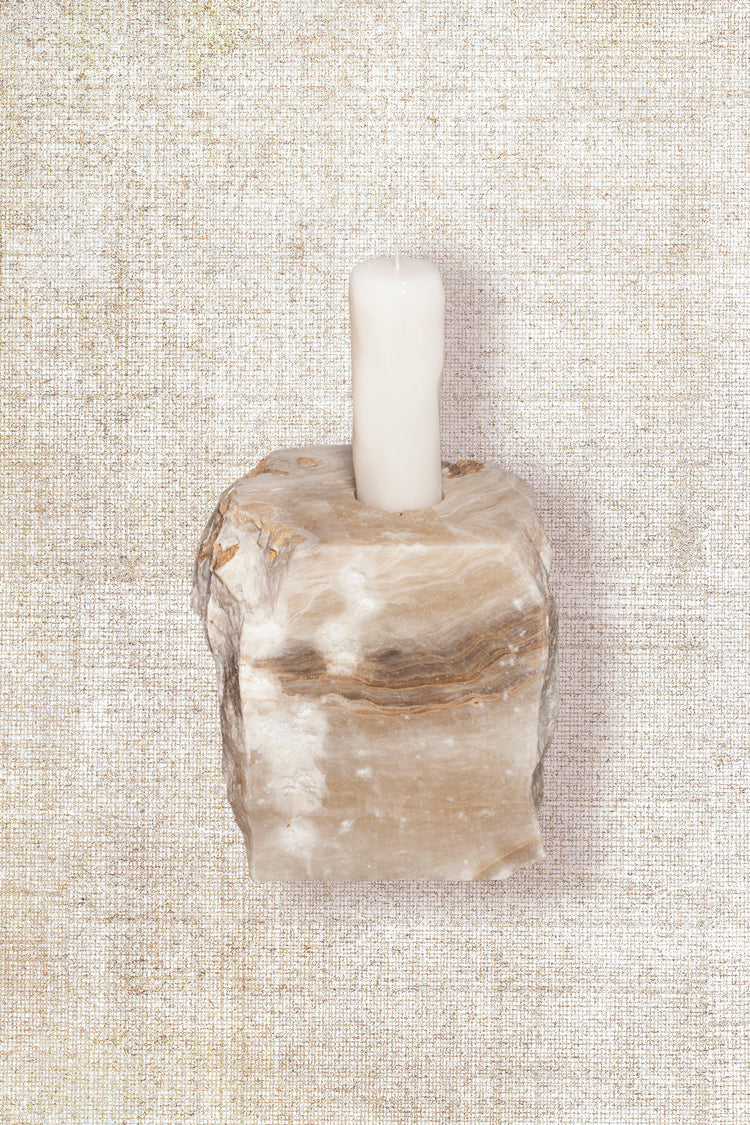 Onyx Candle Stand (The Rock) 34